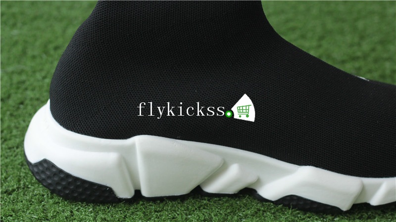 Balenciaga Pattern Speed Trainer Sock Black